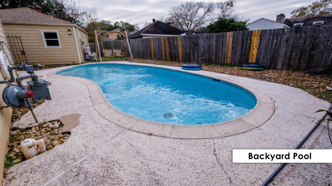 休斯敦Pool House, 20 Minutes From Dt 4Bdr For 10 Guests - Winkleman别墅 外观 照片